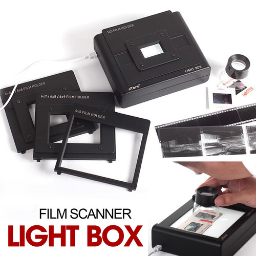 Digital film scanner - light, box
