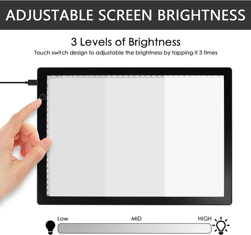 Slide viewer light - box, for